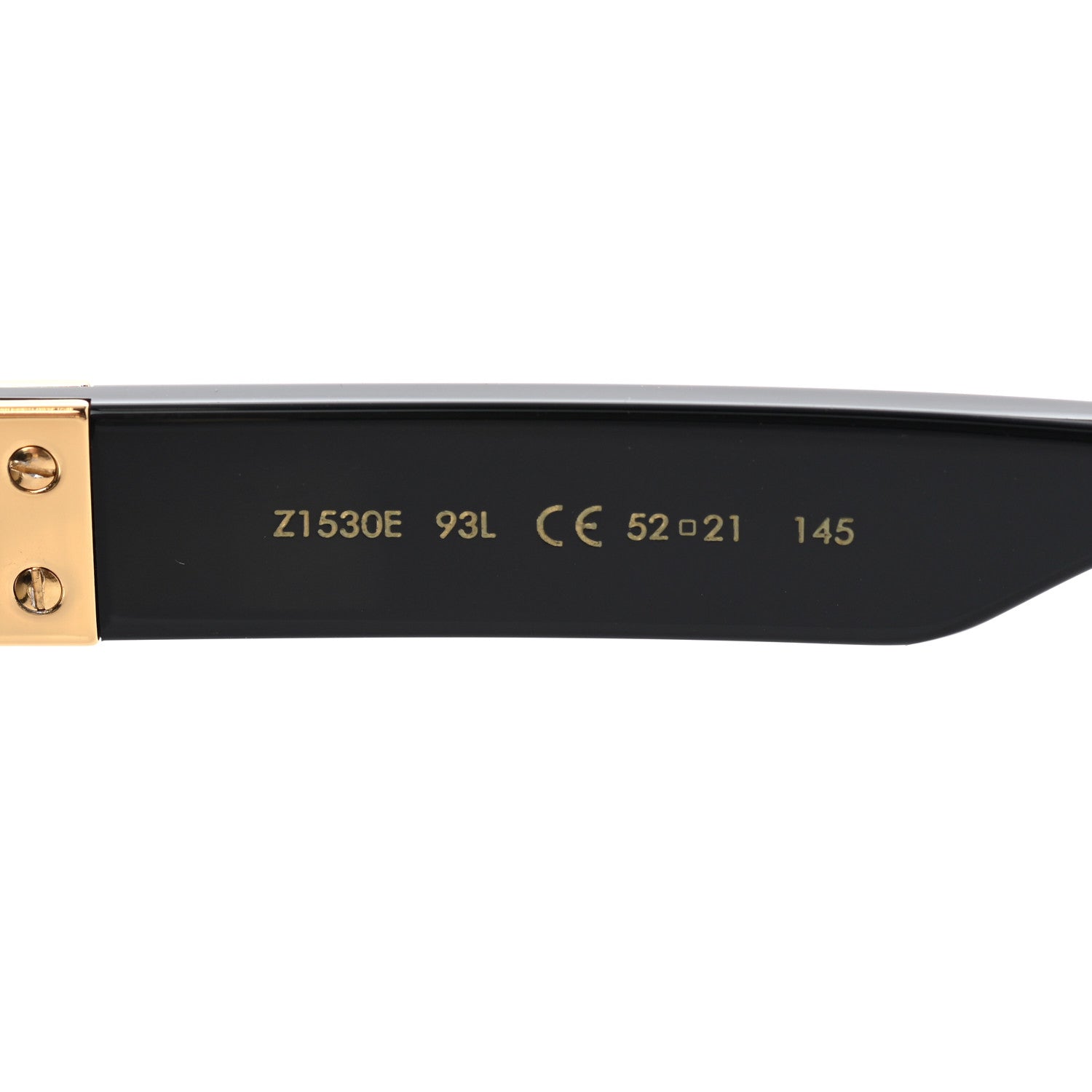 Louis Vuitton Acetate LV Treasure Sunglasses Z1530E Black 6 of 7