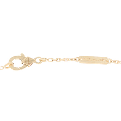 Van Cleef & Arpels 18K Yellow Gold Mother of Pearl Vintage Alhambra Pendant Necklace 3 of 5