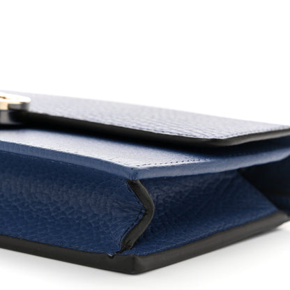 Gucci Dollar Calfskin Interlocking G Chain Wallet Caspian 10 of 11