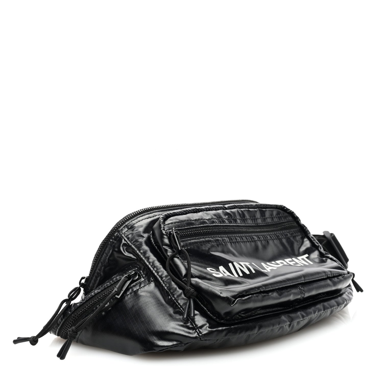 Saint Laurent Nylon Logo Nuxx Body Belt Bag Black 4 of 9