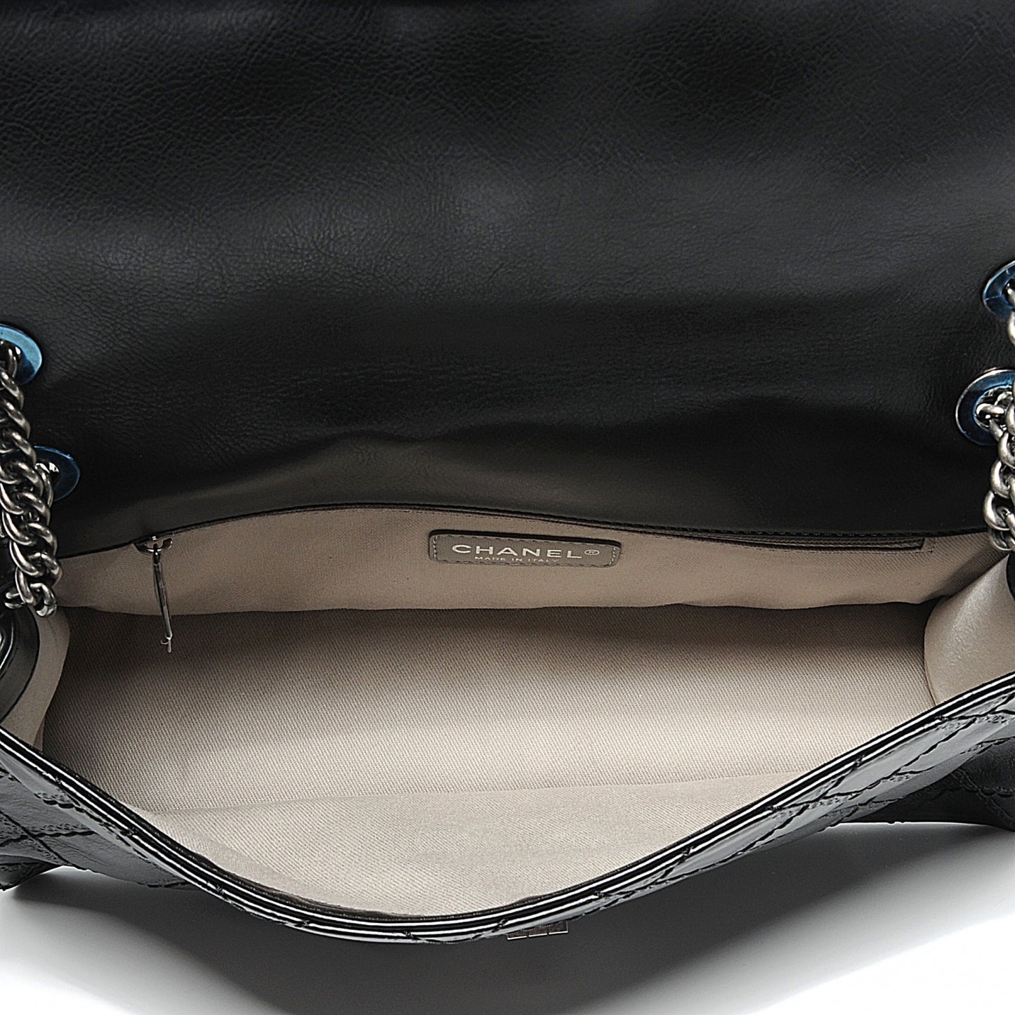 Calfskin CC Crave Reissue Crown Jumbo Flap Black
