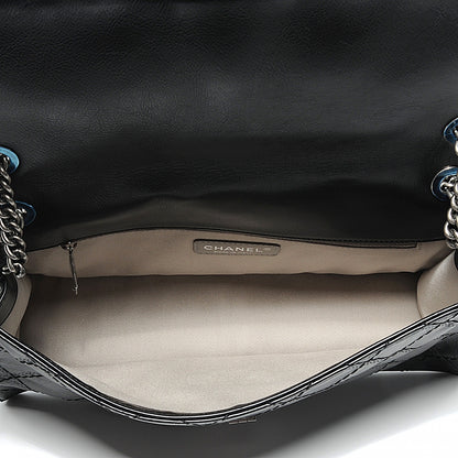 Chanel Calfskin CC Crave Reissue Crown Jumbo Flap Black 5 of 8