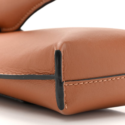 Loewe Calfskin Elephant Pouch Crossbody Bag Tan 10 of 12