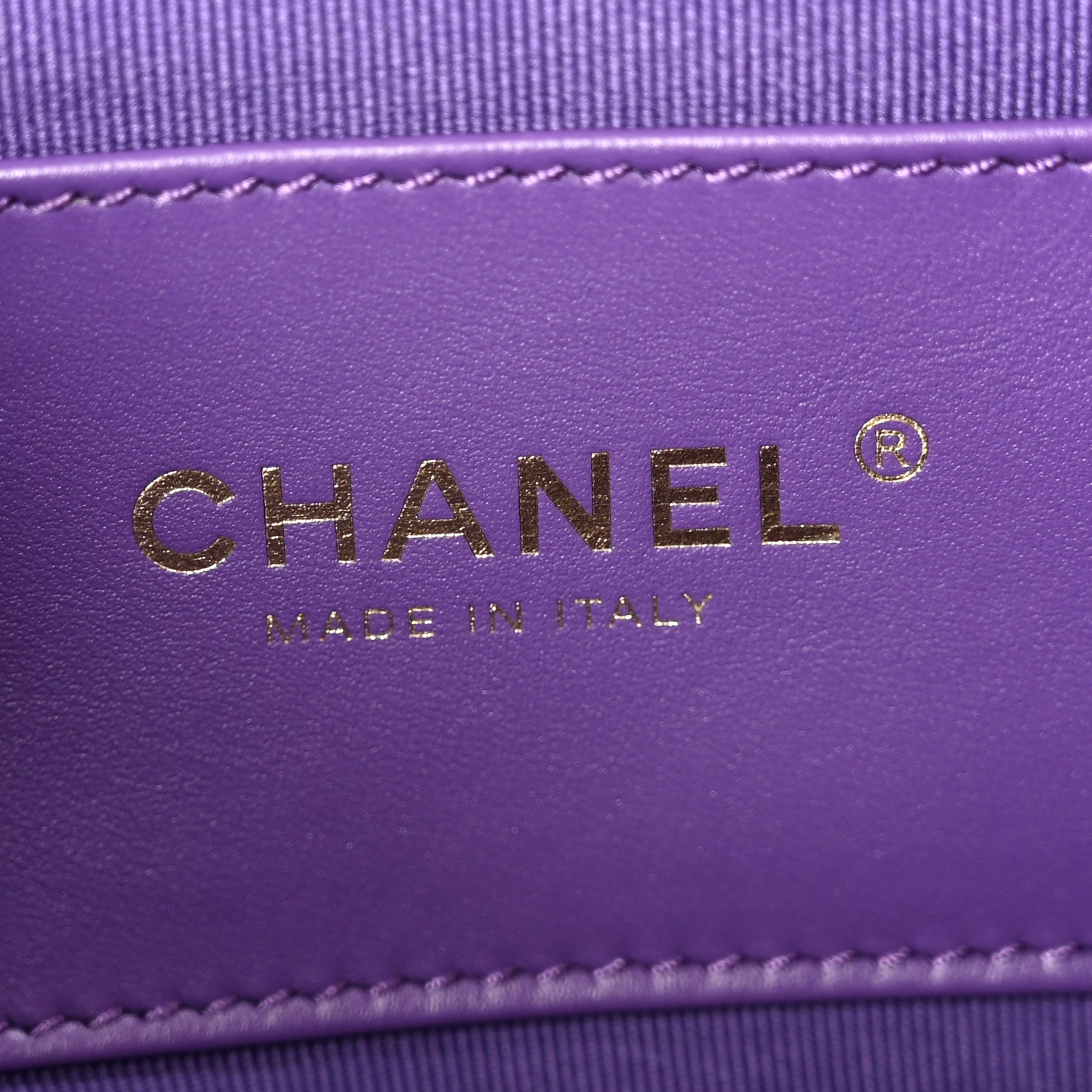 Chanel Lambskin Quilted Small Messenger Bag Purple 6 of 10
