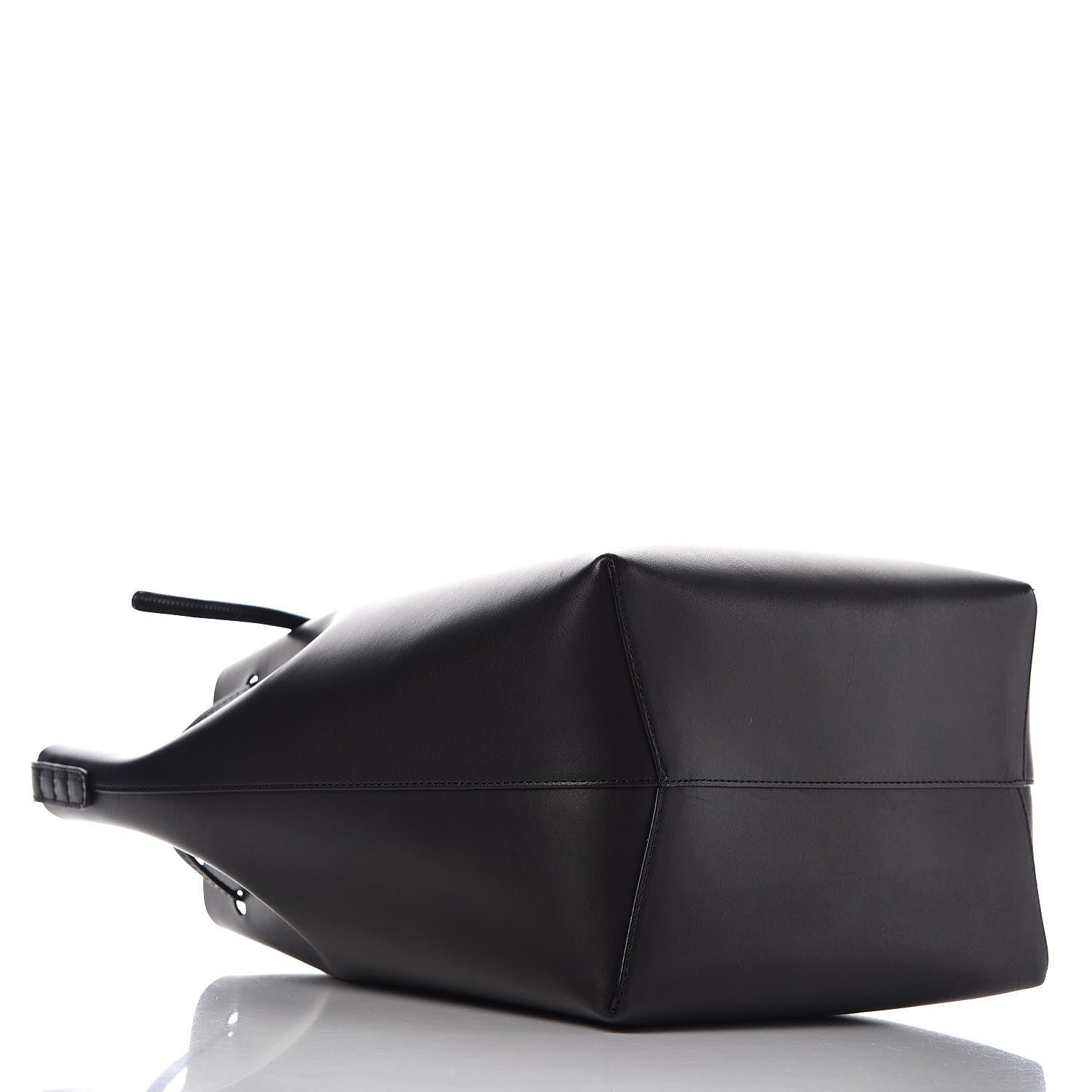 Mansur Gavriel Vegetable Tanned Calfskin Bucket Bag Black Oro 5 of 12