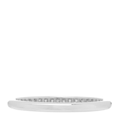 Tiffany Platinum Diamond .22ctw Soleste Half Circle Band Ring 58 8.25 3 of 5