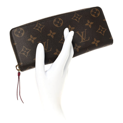 Louis Vuitton Monogram Clemence Wallet Fuchsia 2 of 6