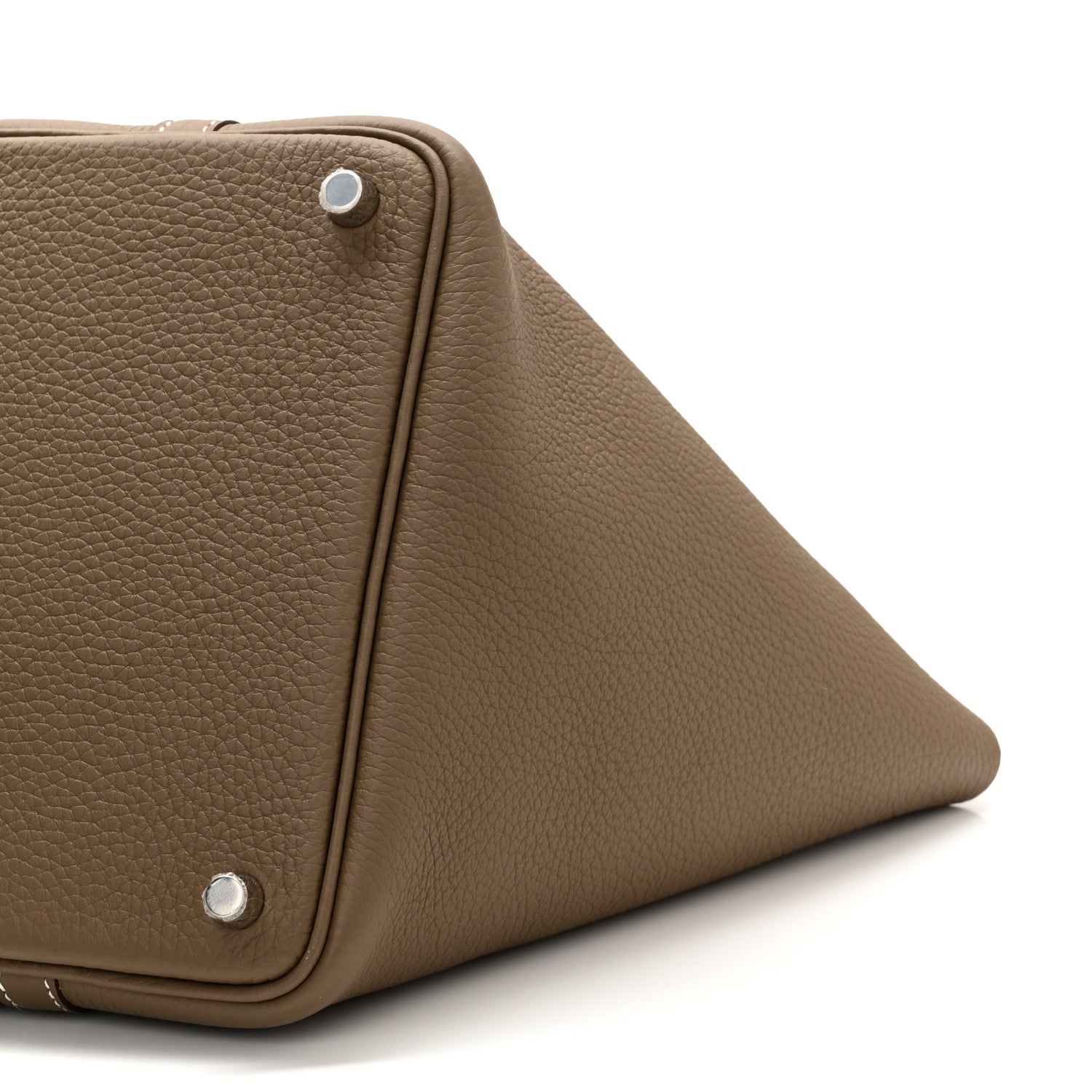 Hermes Taurillon Clemence Picotin Lock 18 PM Etoupe 10 of 11