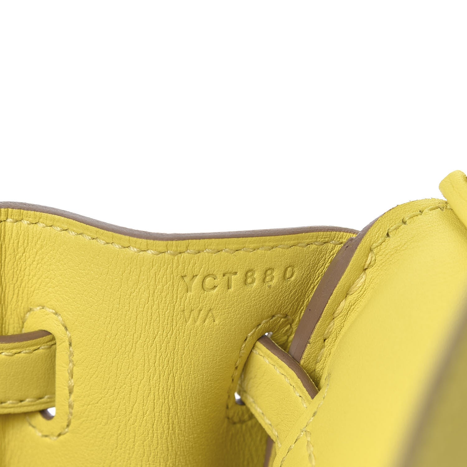Hermes Swift Birkin 25 Lime 7 of 11