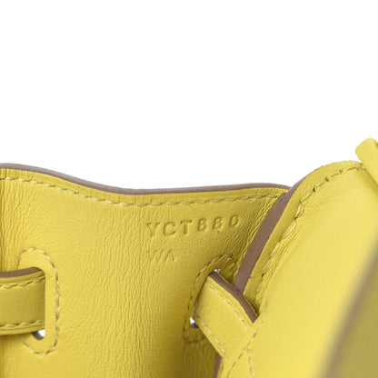 Hermes Swift Birkin 25 Lime 7 of 11