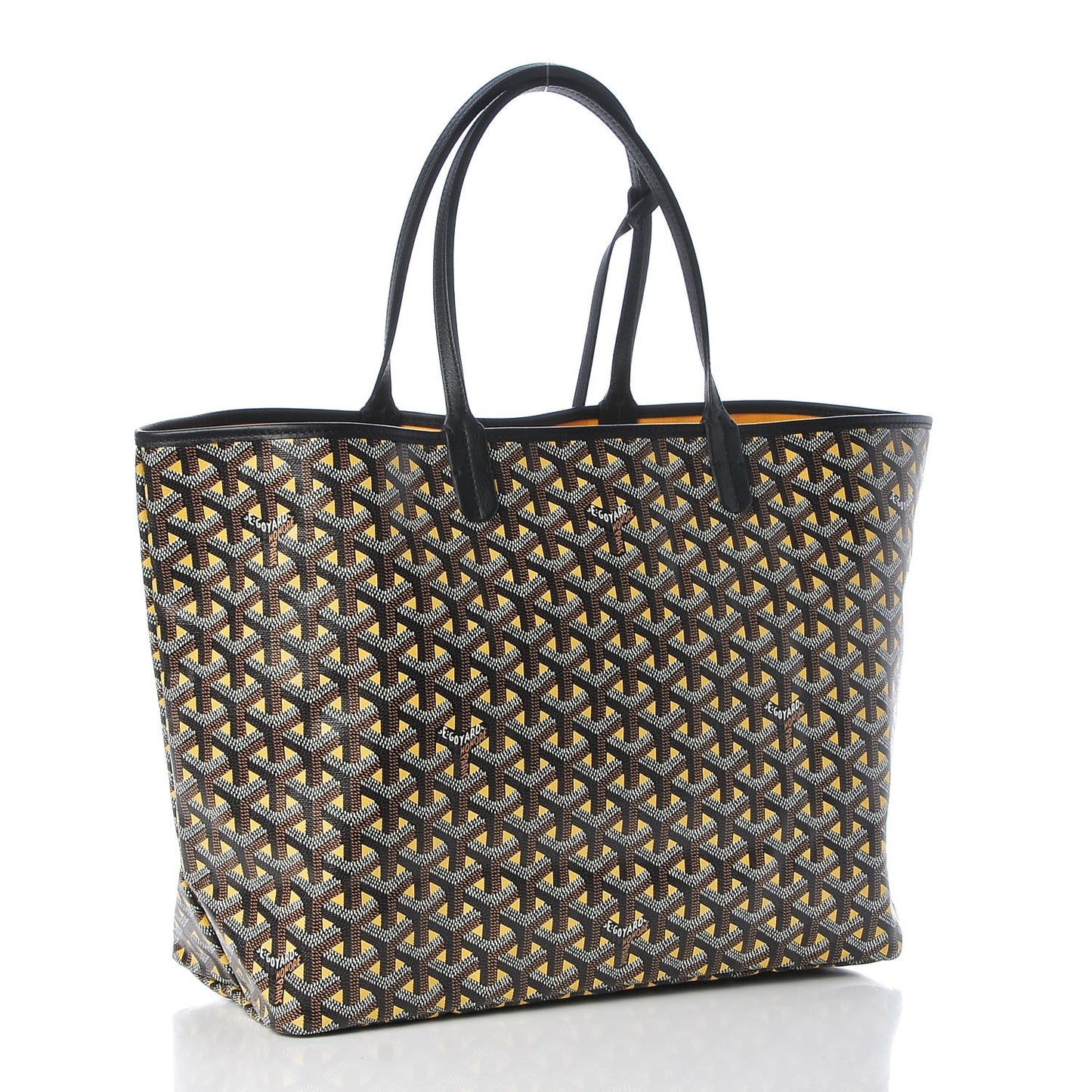 Goyardine Saint Louis Claire Voie PM Black Yellow