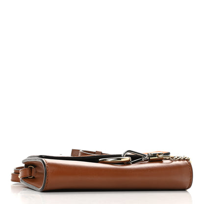 Chloe Suede Calfskin Mini Faye Shoulder Bag Tobacco 4 of 10