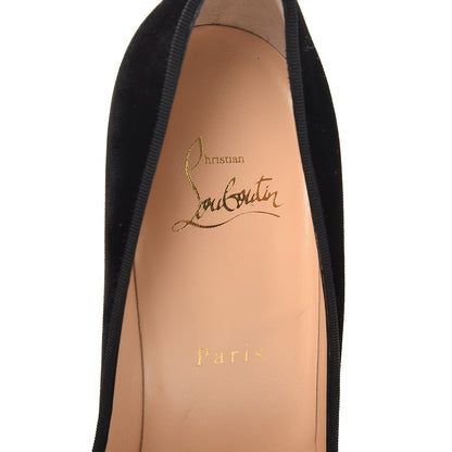 Christian Louboutin Velvet Diva Cora 100 Pumps 38.5 Black Multi 6 of 10