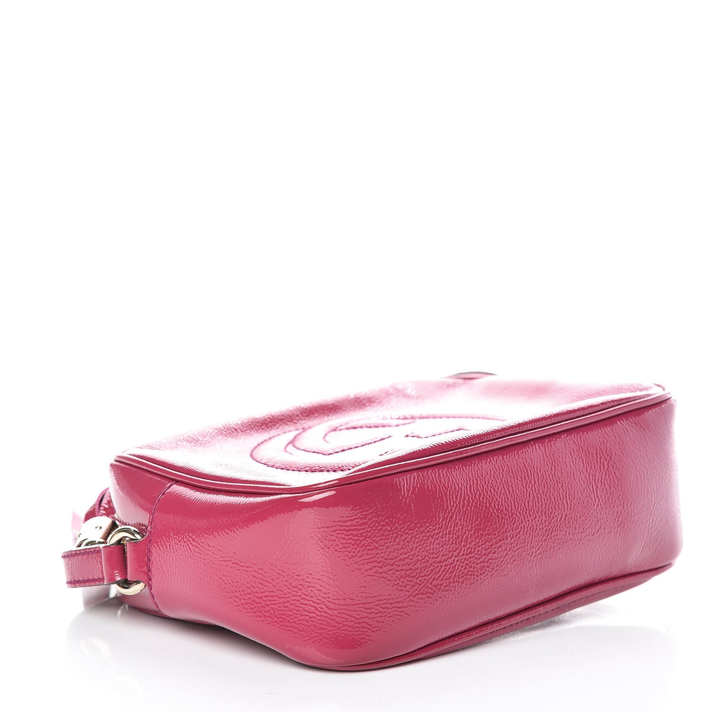 Soft Patent Small Soho Disco Bag Bright Bougainvillea