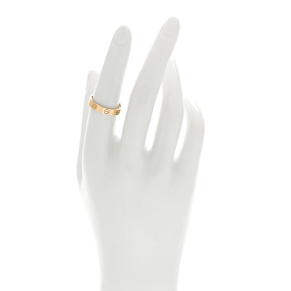 Cartier 18K Yellow Gold 3.5mm LOVE Wedding Band Ring 54 6.75 2 of 5