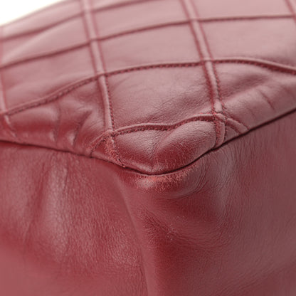 Chanel Calfskin Diamond Debossed Large Cosmos Flap Red 10 of 15