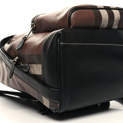 Burberry E-Canvas Check Jett Backpack Dark Birch Brown 9 of 13