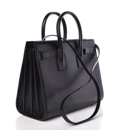 Saint Laurent Calfskin Small Sac De Jour Black 4 of 9