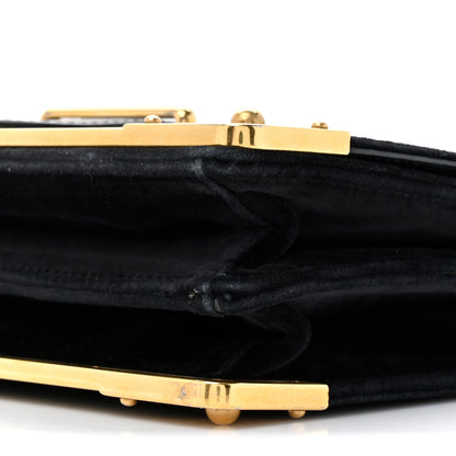 Prada Velvet City Calfskin Cahier Bag Black 8 of 16