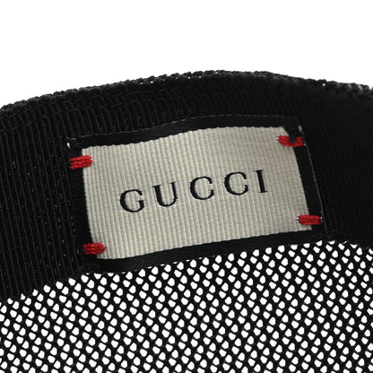 Gucci X SEGA Calfskin GUCCY Stars Baseball Hat L Black Gold 7 of 8