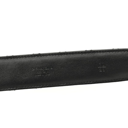 Chanel Calfskin Quilted CC Chain Belt 70 28 Black 3 of 5