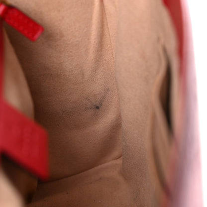 Gucci Guccissima Medium Padlock Shoulder Bag Hibiscus Red 16 of 23