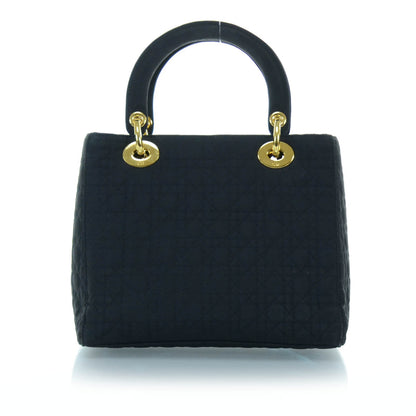 Christian Dior Nylon Cannage Lady Dior Black 3 of 10