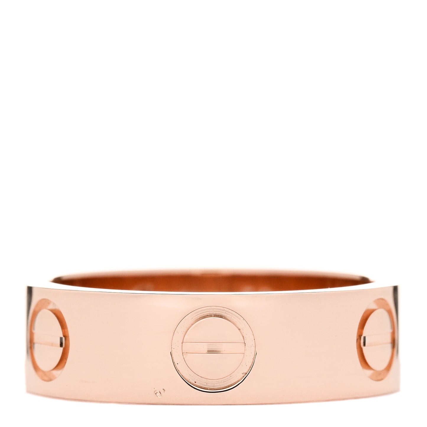 18K Pink Gold 5.5mm LOVE Ring 50 5.25