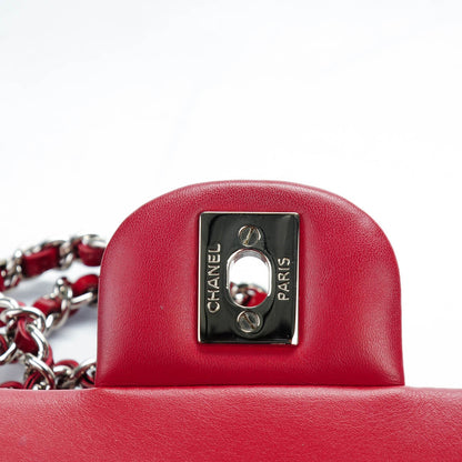 Chanel Patent Calfskin Quilted Extra Mini Flap Red 5 of 8