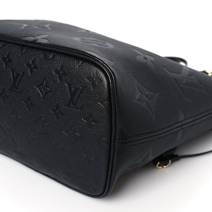 Louis Vuitton Empreinte Monogram Giant Neverfull MM Black 9 of 9