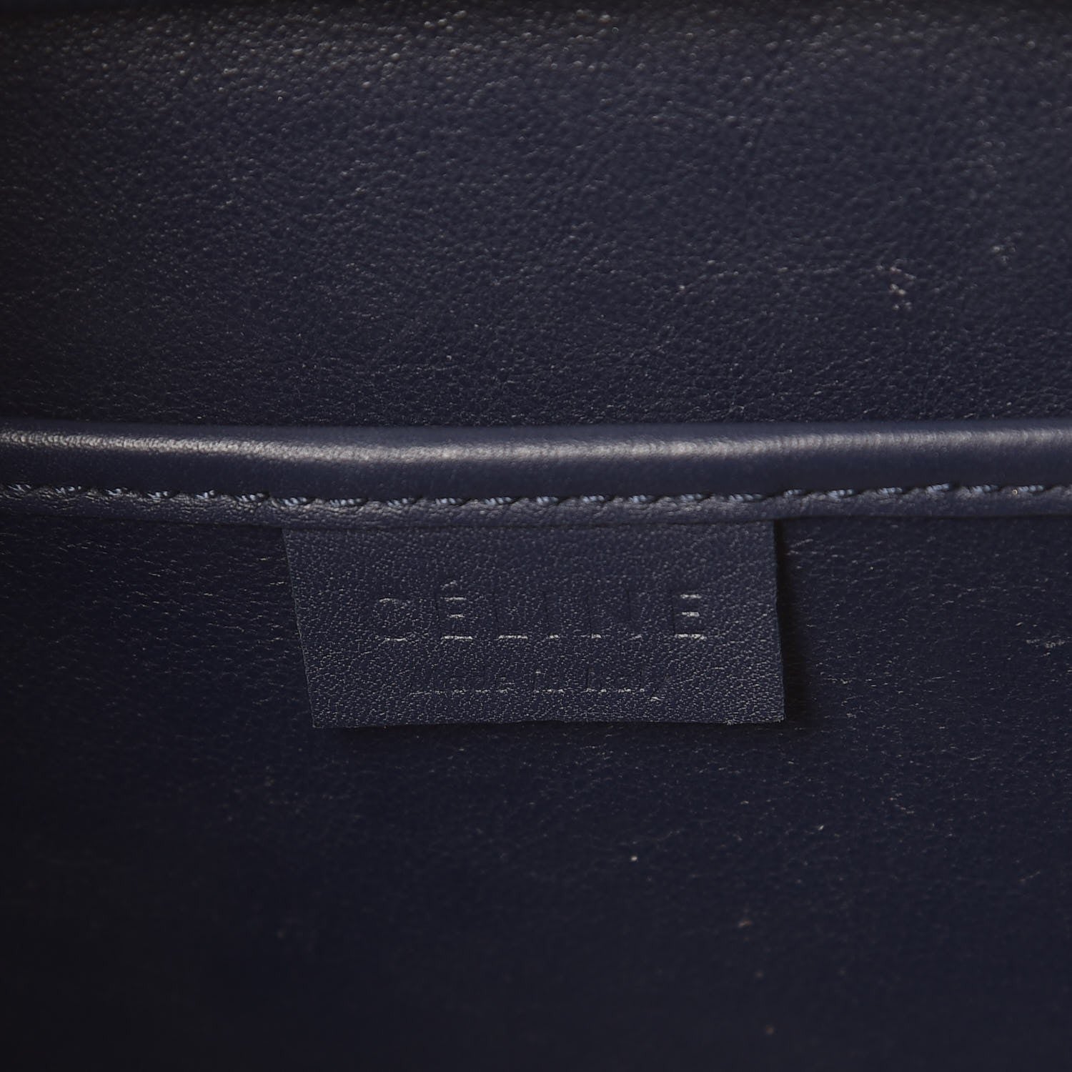 Celine Smooth Calfskin Nano Luggage Ink 7 of 13