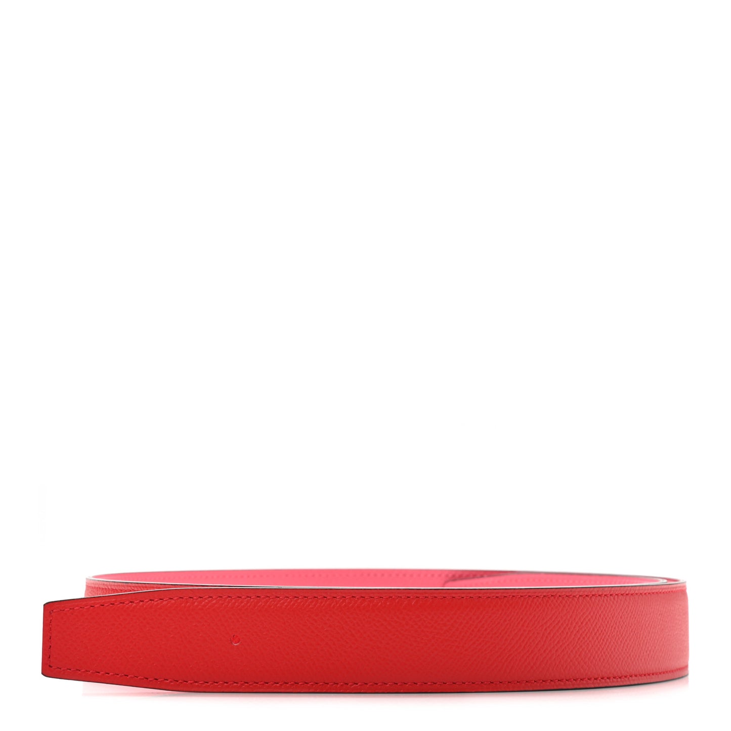 Epsom 24mm Belt Strap 90 Rose Azalee Rouge De Coeur