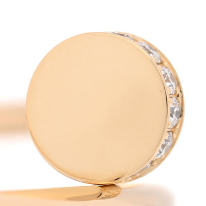 Cartier 18K Yellow Gold Diamond Small Juste Un Clou Bracelet 16 4 of 5