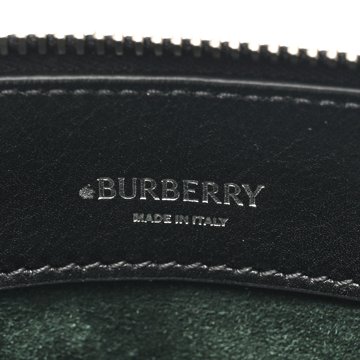 Burberry Calfskin Small Knight Bag Black 6 of 10
