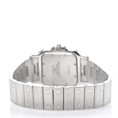 Cartier Stainless Steel 29mm Santos De Galbee Quartz Watch 3 of 6