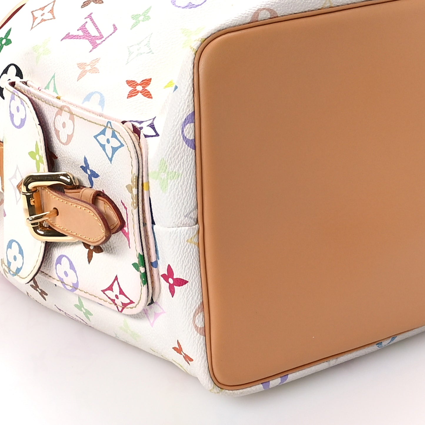 Monogram Multicolor Petit Noe White