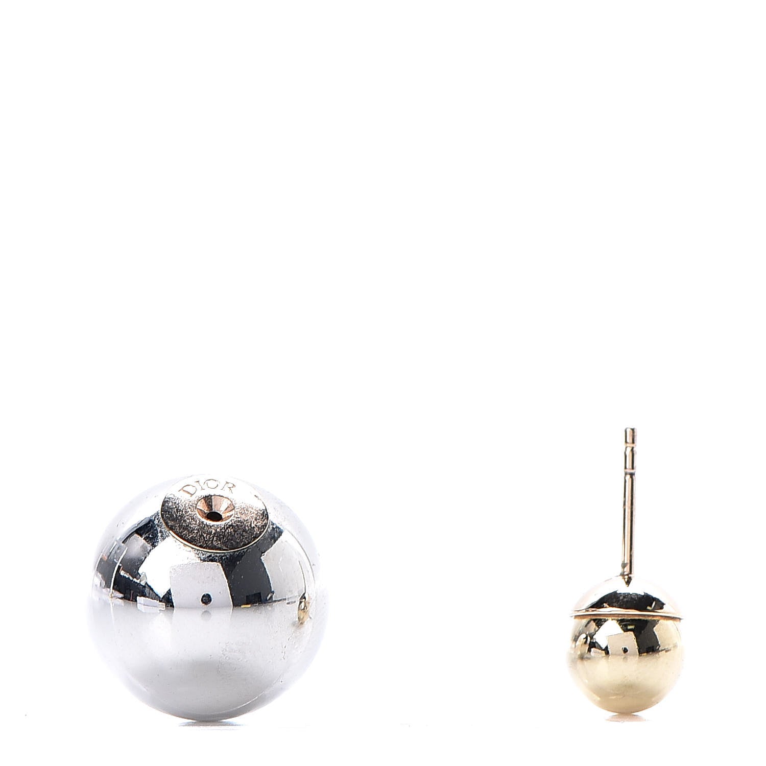 Christian Dior Mise En Dior Tribal Earrings Gold Silver 3 of 5