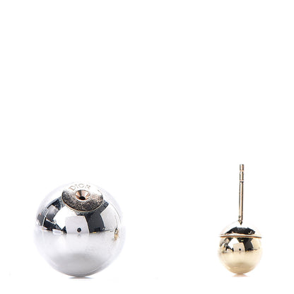 Christian Dior Mise En Dior Tribal Earrings Gold Silver 3 of 5