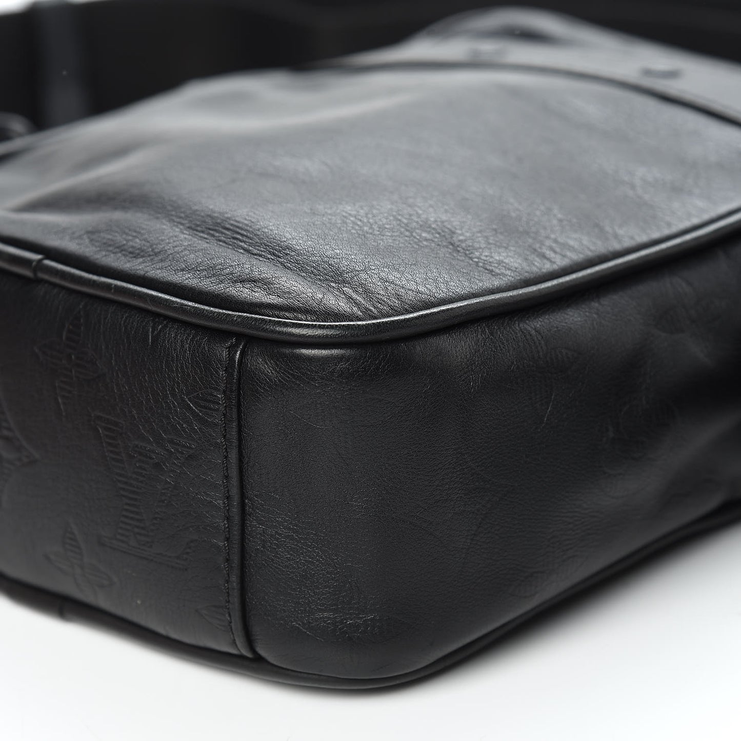 Calfskin Monogram Shadow Danube PM Black