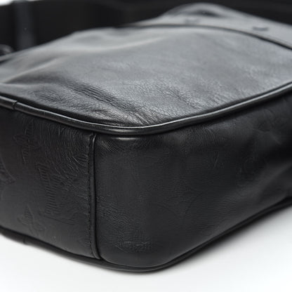 Louis Vuitton Calfskin Monogram Shadow Danube PM Black 10 of 12