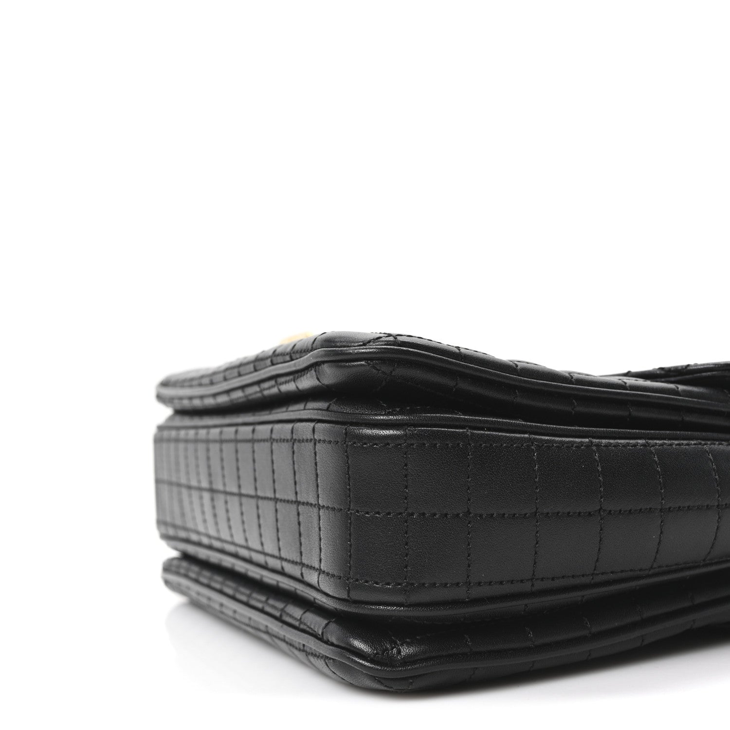 Celine Calfskin Quilted Medium C Bag Black 10 of 10
