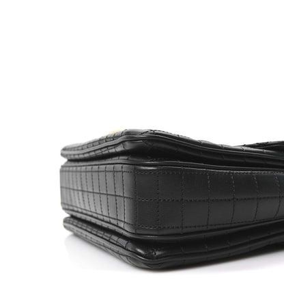 Celine Calfskin Quilted Medium C Bag Black 10 of 10