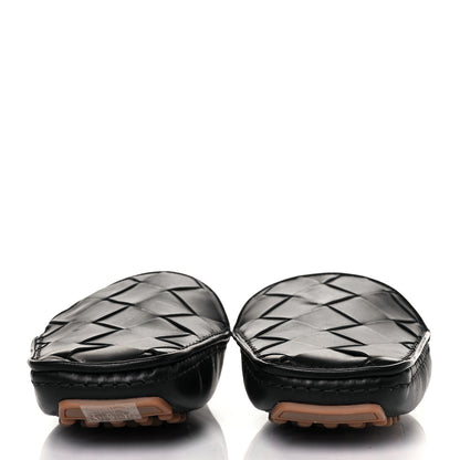 Bottega Veneta Nappa Maxi Intrecciato Flat Mules 38.5 Black 2 of 7