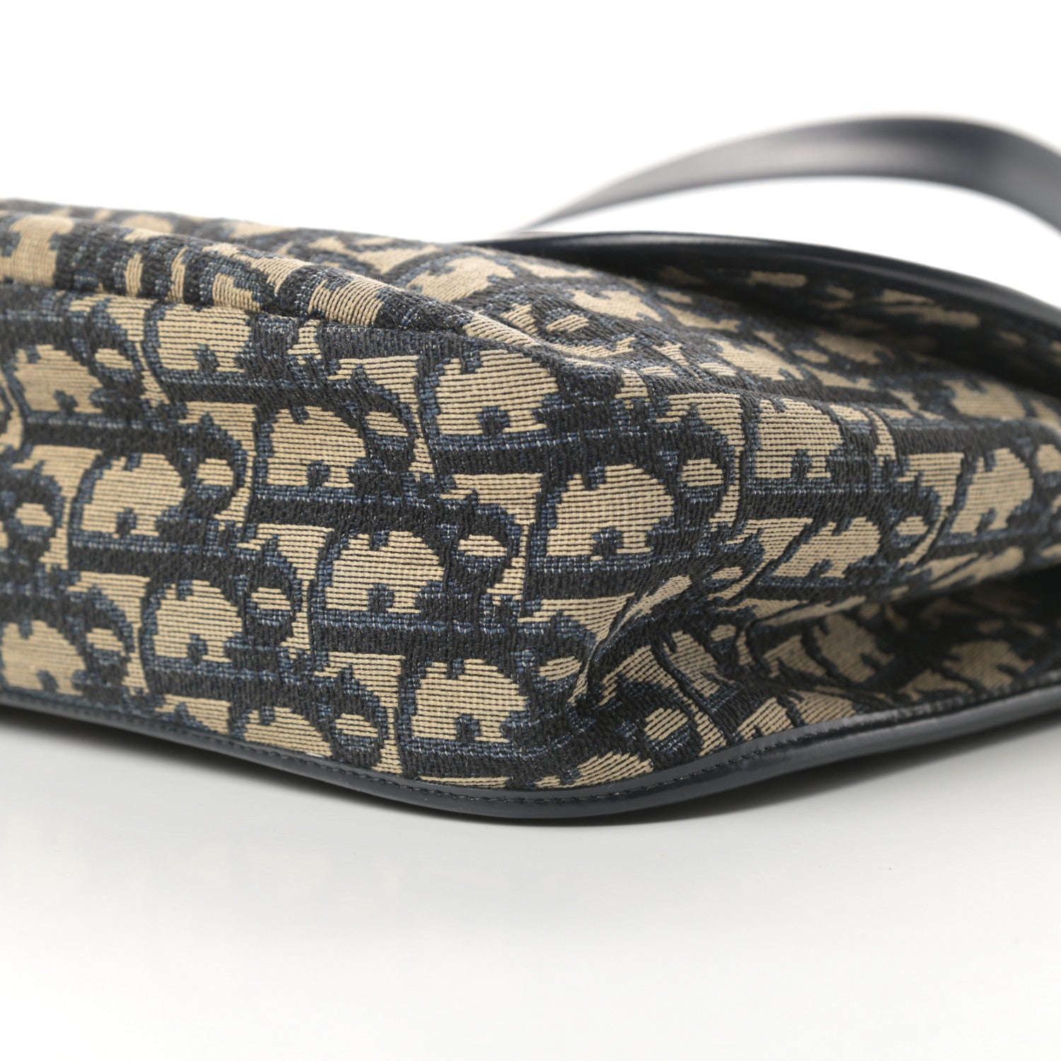 Christian Dior Monogram Flap Navy Blue 9 of 13