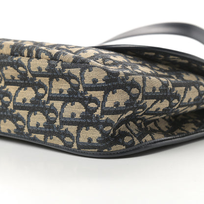 Christian Dior Monogram Flap Navy Blue 9 of 13