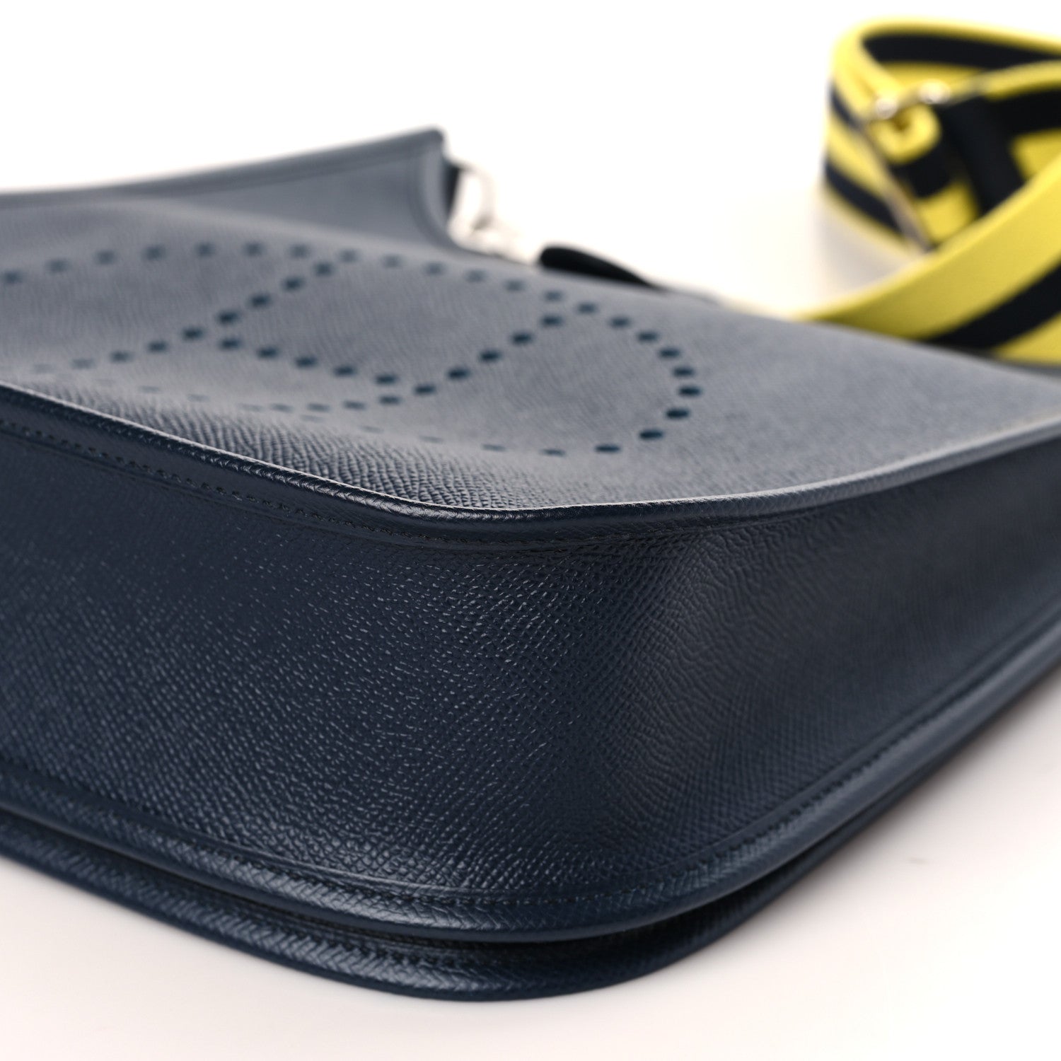 Hermes Epsom Amazone Evelyne III PM Bleu Indigo Lime 9 of 10