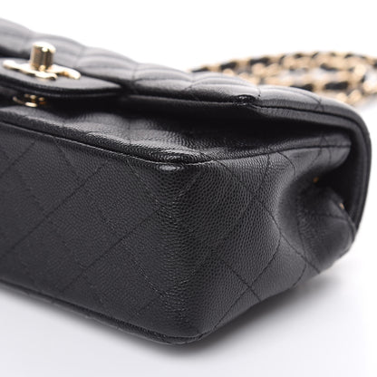 Chanel Caviar Quilted Mini Rectangular Flap Black 9 of 11