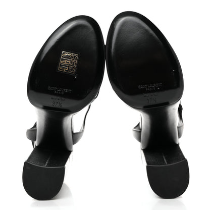 Saint Laurent Vendome Bianca 85 Platform Sandals 37.5 Black 5 of 8
