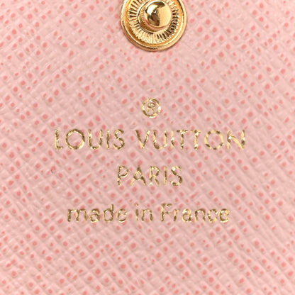 Louis Vuitton Damier Azur Emilie Wallet Rose Ballerine 7 of 10