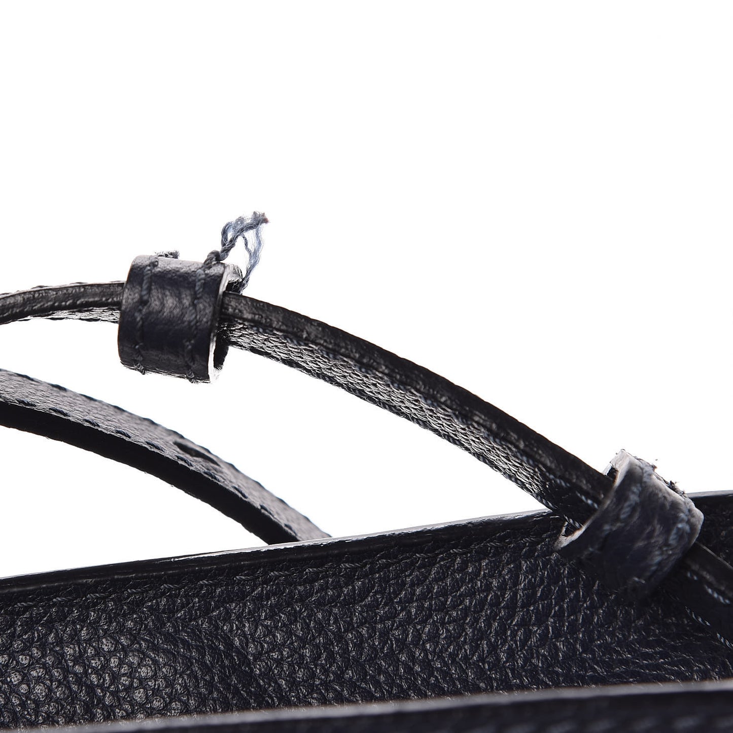 Pebbled Calfskin Small Skull Padlock Zip Around Tote Navy
